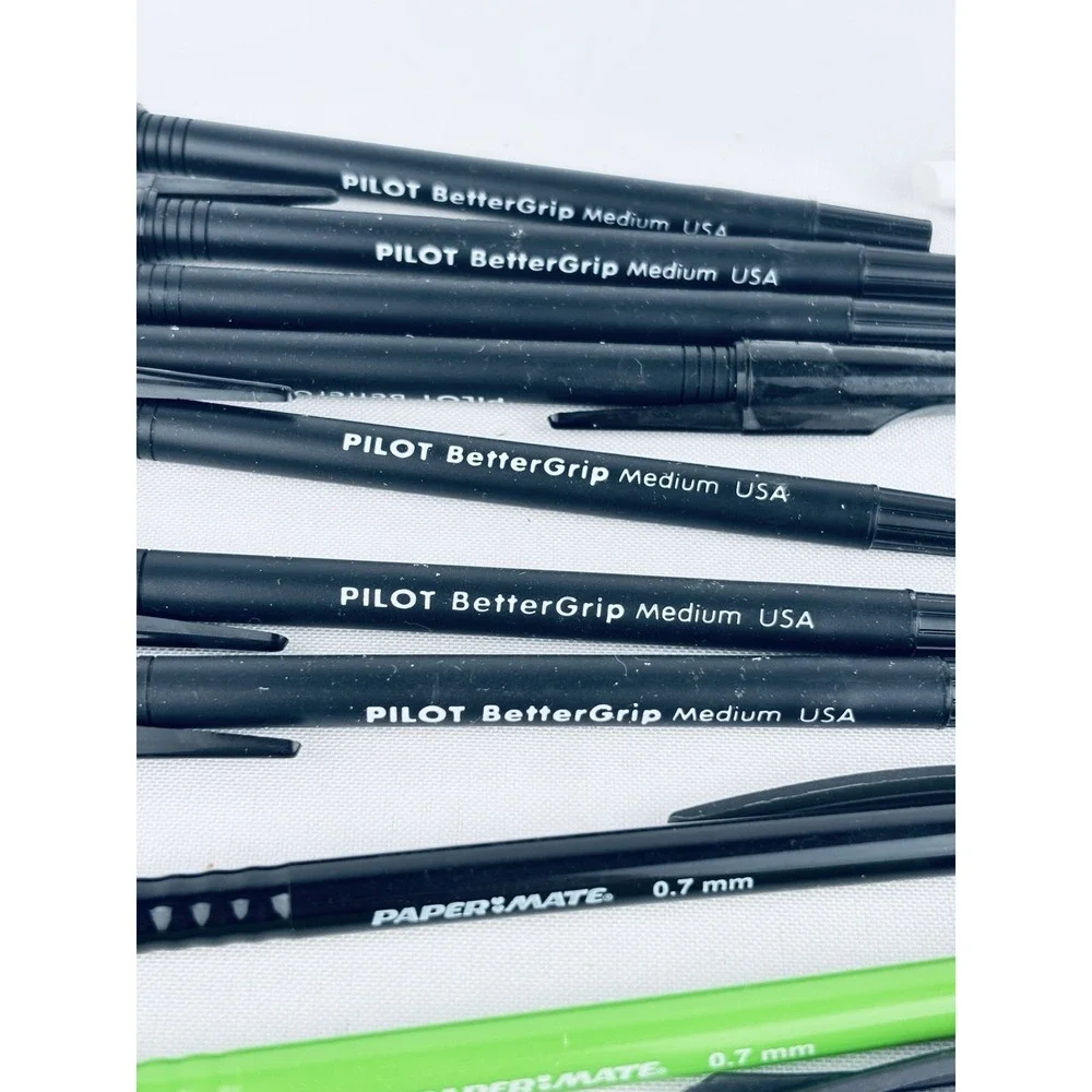 Mixed Lot Mechanical Pencil Pens Retractable Erasers Pilot Pentel Paper-Mate Vtg